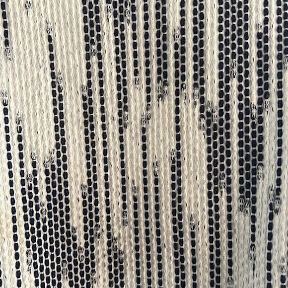 J. Crew beautiful sleeveless textured black & cream midi dress Women’s 4 - Picture 6 of 15